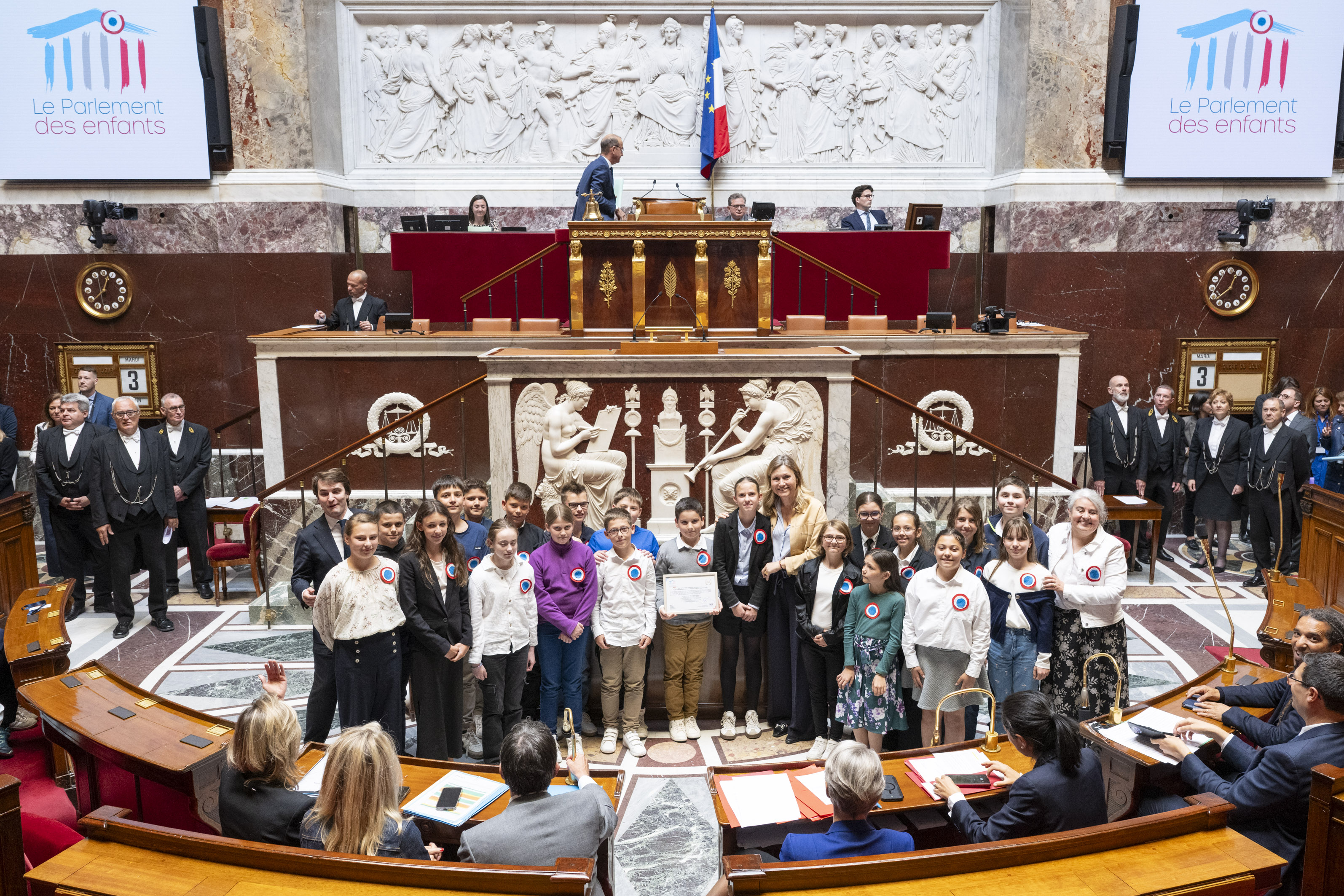 La classe lauréate pour le niveau 6ème